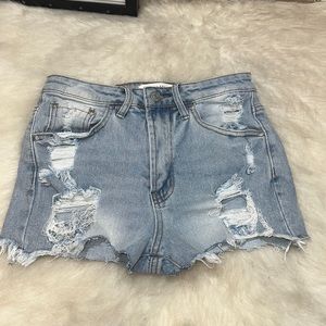 Almost Famous Distress Shorts